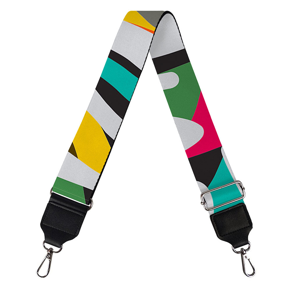 Colorful Zebra Pattern Print Bag Strap