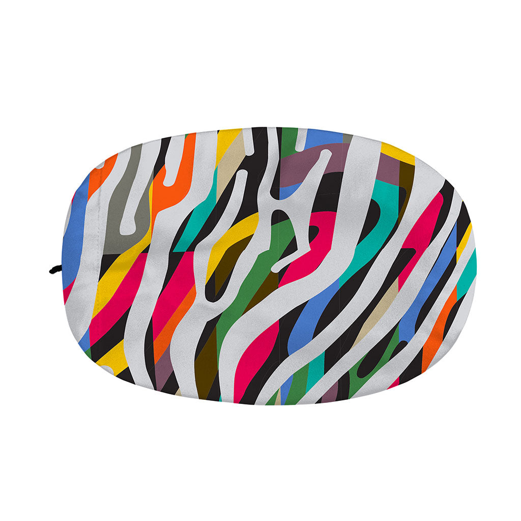 Colorful Zebra Pattern Print Car Side Mirror Covers