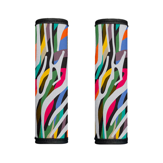 Colorful Zebra Pattern Print Handle Covers