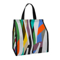 Colorful Zebra Pattern Print Insulated Lunch Tote