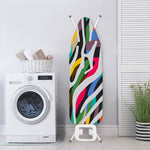 Colorful Zebra Pattern Print Ironing Board Cover