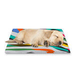 Colorful Zebra Pattern Print Pet Cooling Mat Cover