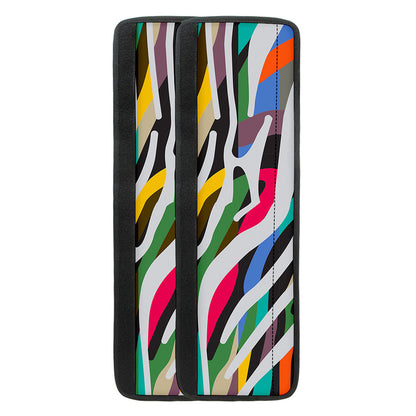 Colorful Zebra Pattern Print Refrigerator Handle Covers