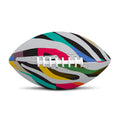 Colorful Zebra Pattern Print Rugby Ball
