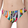 Colorful Zebra Pattern Print Women's Panties