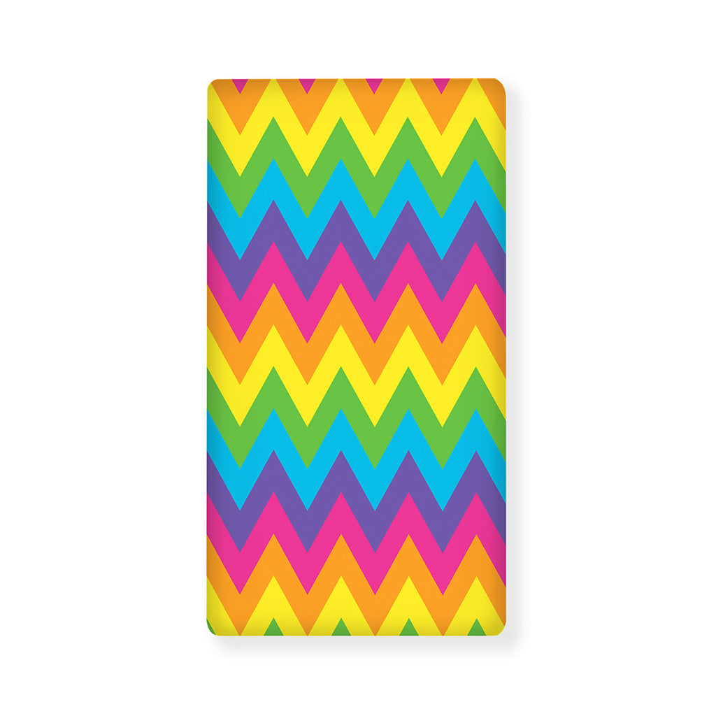 Colorful Zigzag Pattern Print Baby Crib Sheet