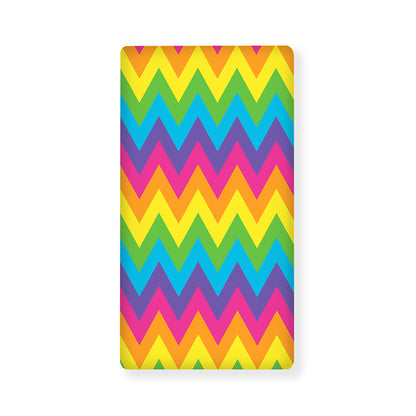 Colorful Zigzag Pattern Print Baby Crib Sheet