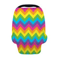 Colorful Zigzag Pattern Print Baby Seat Cover