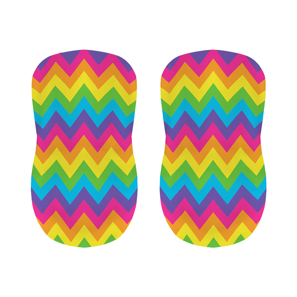 Colorful Zigzag Pattern Print Bar Stool Covers