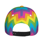 Colorful Zigzag Pattern Print Baseball Cap