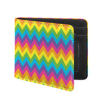 Colorful Zigzag Pattern Print Bifold Wallet