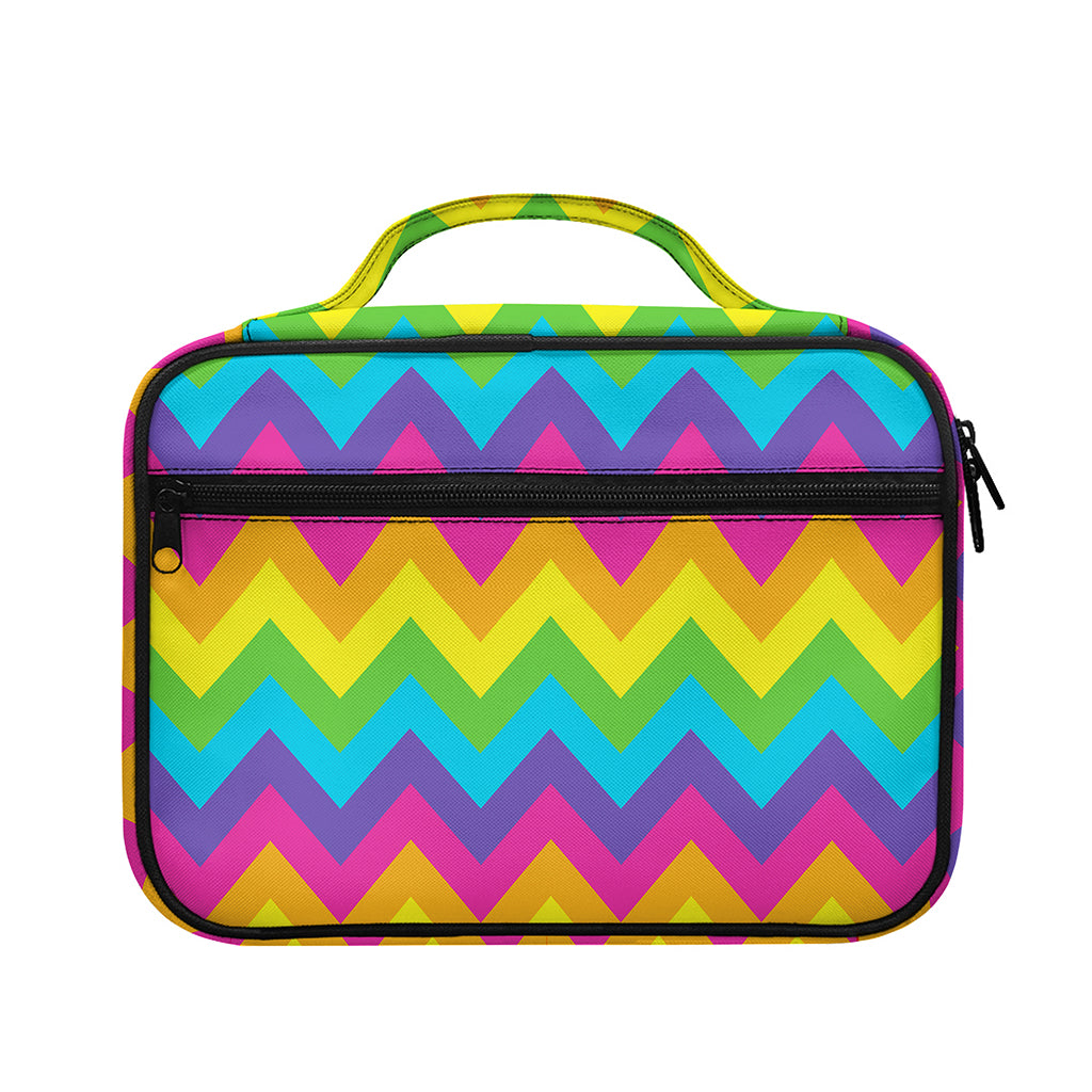 Colorful Zigzag Pattern Print Briefcase Bible Bag