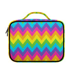 Colorful Zigzag Pattern Print Briefcase Bible Bag