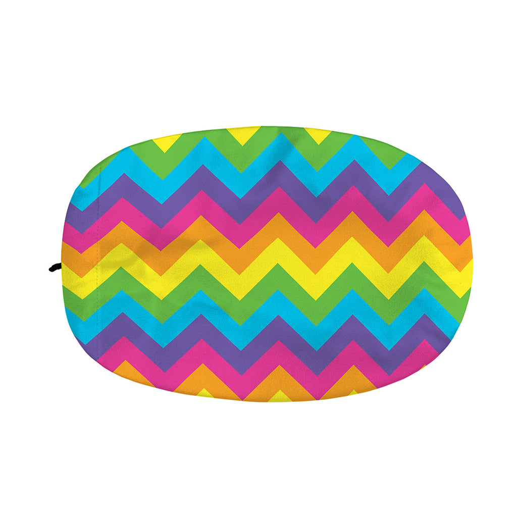 Colorful Zigzag Pattern Print Car Side Mirror Covers