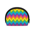 Colorful Zigzag Pattern Print Coin Purse