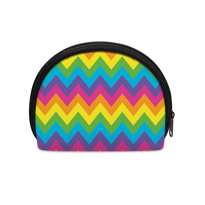 Colorful Zigzag Pattern Print Coin Purse