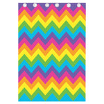 Colorful Zigzag Pattern Print Curtain