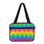 Colorful Zigzag Pattern Print Double Strap Bible Bag
