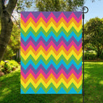 Colorful Zigzag Pattern Print Garden Flag