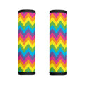 Colorful Zigzag Pattern Print Handle Covers