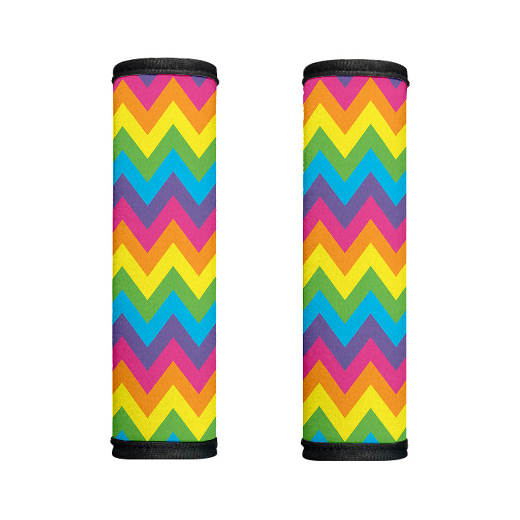 Colorful Zigzag Pattern Print Handle Covers