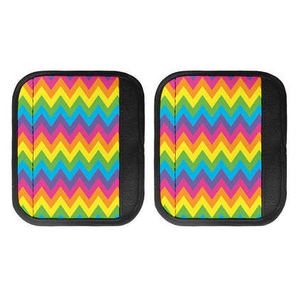 Colorful Zigzag Pattern Print Handle Covers