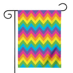Colorful Zigzag Pattern Print House Flag