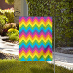 Colorful Zigzag Pattern Print House Flag