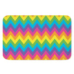 Colorful Zigzag Pattern Print Indoor Door Mat