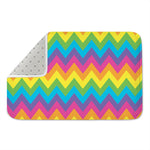 Colorful Zigzag Pattern Print Indoor Door Mat