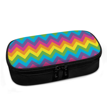 Colorful Zigzag Pattern Print Insulin Cooler Travel Case