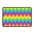 Colorful Zigzag Pattern Print Kitchen Mat