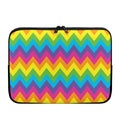 Colorful Zigzag Pattern Print Laptop Sleeve