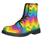 Colorful Zigzag Pattern Print Backpack