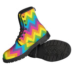 Colorful Zigzag Pattern Print Backpack