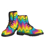 Colorful Zigzag Pattern Print Backpack