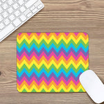 Colorful Zigzag Pattern Print Mouse Pad