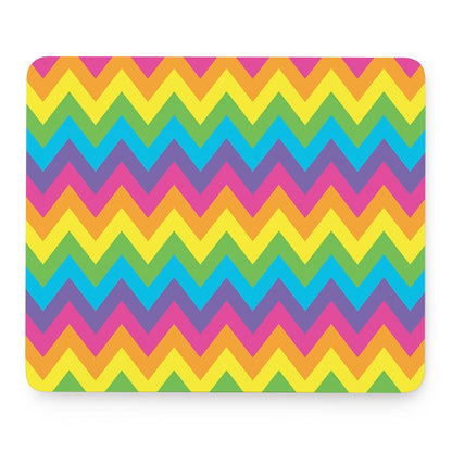 Colorful Zigzag Pattern Print Mouse Pad