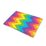 Colorful Zigzag Pattern Print Pet Cooling Mat Cover