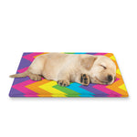 Colorful Zigzag Pattern Print Pet Cooling Mat Cover
