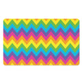 Colorful Zigzag Pattern Print Polyester Doormat