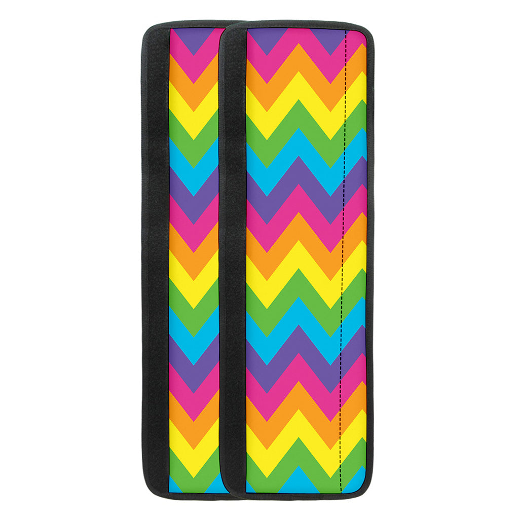 Colorful Zigzag Pattern Print Refrigerator Handle Covers