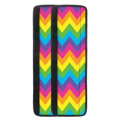 Colorful Zigzag Pattern Print Refrigerator Handle Covers