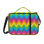 Colorful Zigzag Pattern Print Shoulder Strap Bible Bag