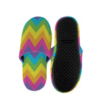 Colorful Zigzag Pattern Print Slippers