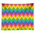 Colorful Zigzag Pattern Print Tapestry