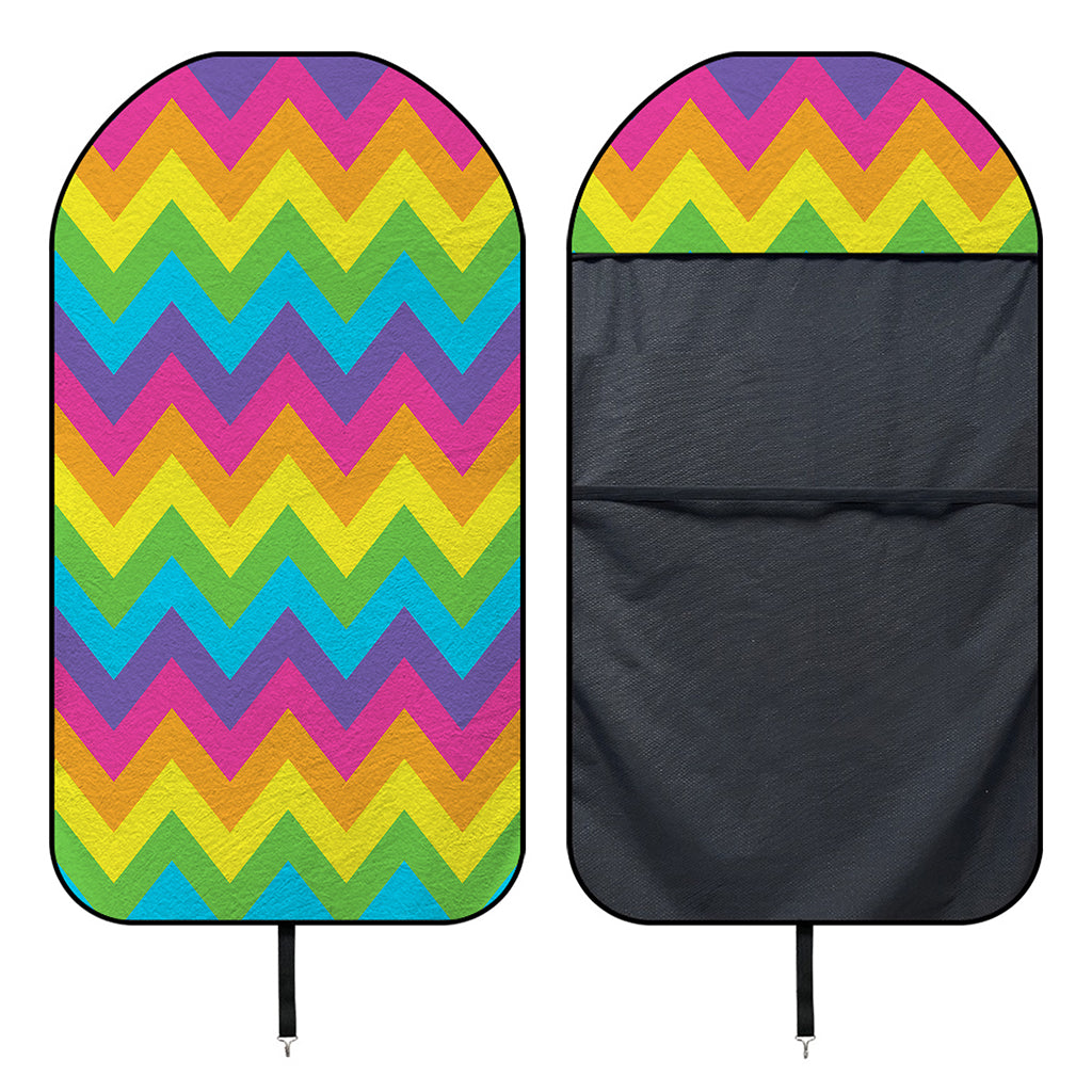Colorful Zigzag Pattern Print Waterproof Car Seat Cover