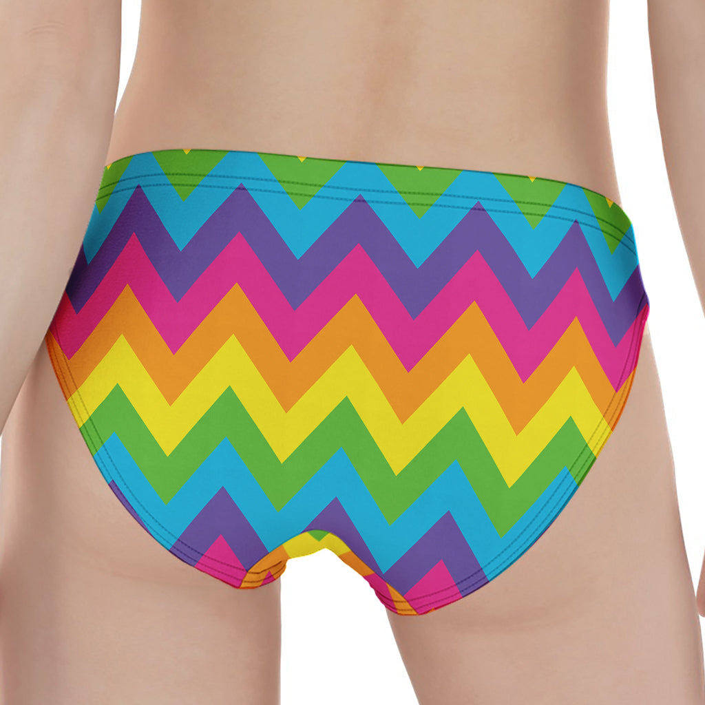 Colorful Zigzag Pattern Print Women's Panties