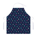Colorful Zodiac Symbols Pattern Print Adjustable Apron