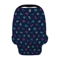 Colorful Zodiac Symbols Pattern Print Baby Seat Cover